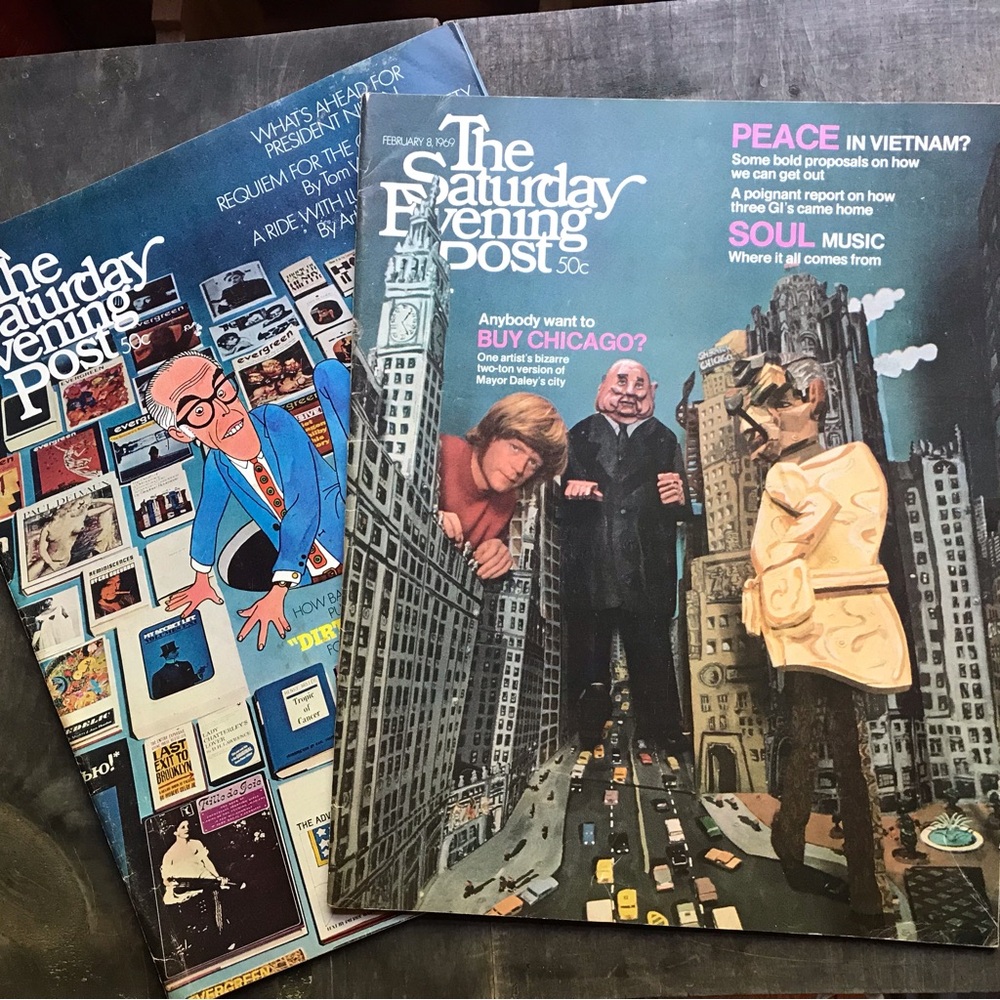 Two Vintage Saturday Evening Post (1960’s)